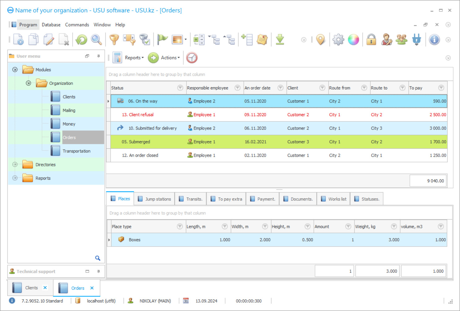 logistics scheduler software