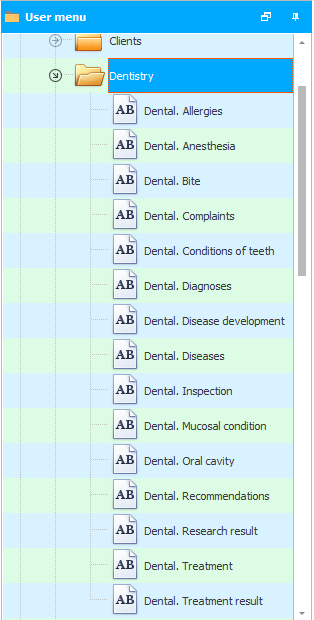 Group of dental guides