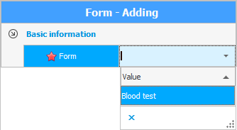 Reselect document form