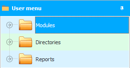 Module muri menu