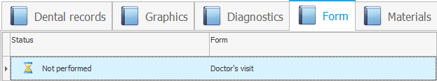 Jmenovací formulář lékaře v anamnéze